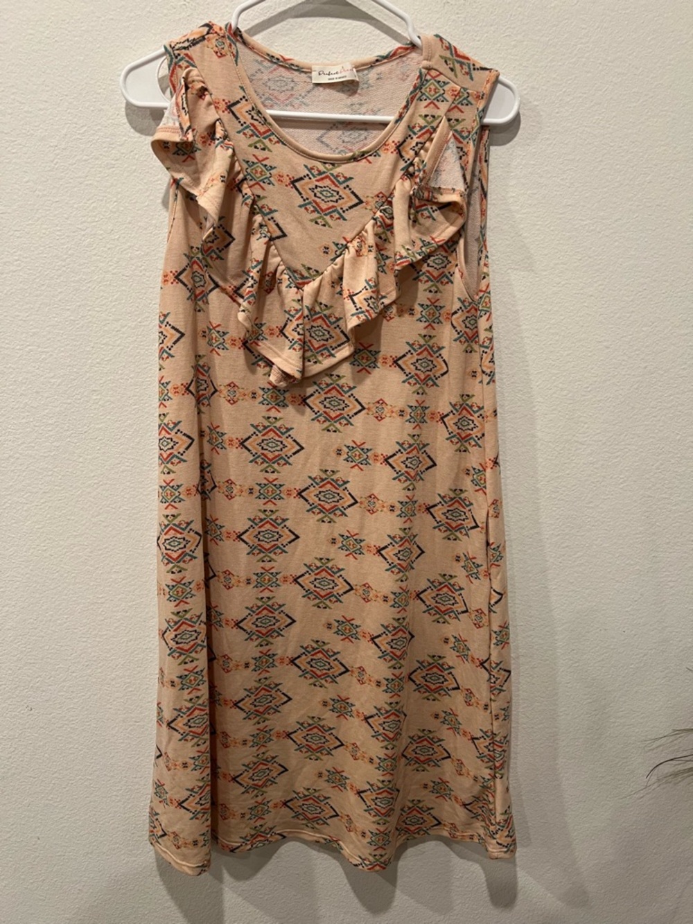 Aztec pink dress